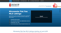Desktop Screenshot of 123flatfeeminnesota.com